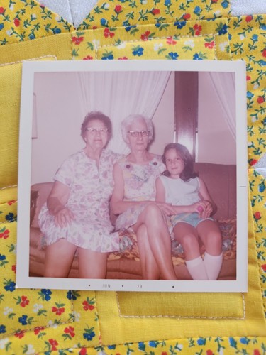 Vtg color snapshot photo - snapshot,